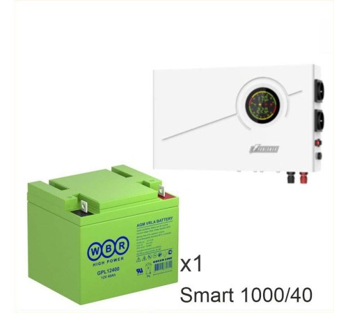 ИБП Powerman Smart 1000 INV + Аккумуляторная батарея WBR GPL12400