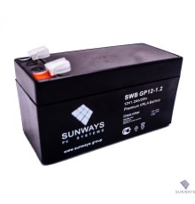 Аккумуляторная батарея SUNWAYS GP 12-1,2