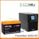 ИБП POWERMAN ONLINE 2000 Plus + Аккумуляторная батарея Delta CGD 12100