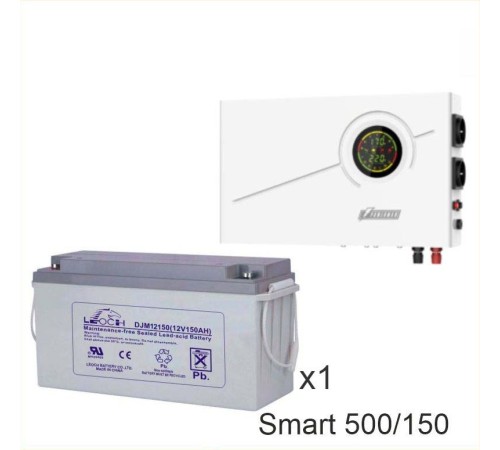 ИБП Powerman Smart 500 INV + Аккумуляторная батарея LEOCH DJM12150