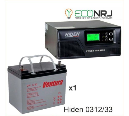 ИБП Hiden Control HPS20-0312 + Аккумуляторная батарея Ventura GPL 12-33