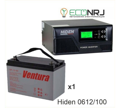 ИБП Hiden Control HPS20-0612 + Аккумуляторная батарея Ventura GPL 12-100