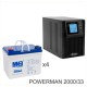 ИБП POWERMAN ONLINE 2000 Plus + Аккумуляторная батарея MNB MNG33-12