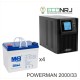 ИБП POWERMAN ONLINE 2000 Plus + Аккумуляторная батарея MNB MNG33-12