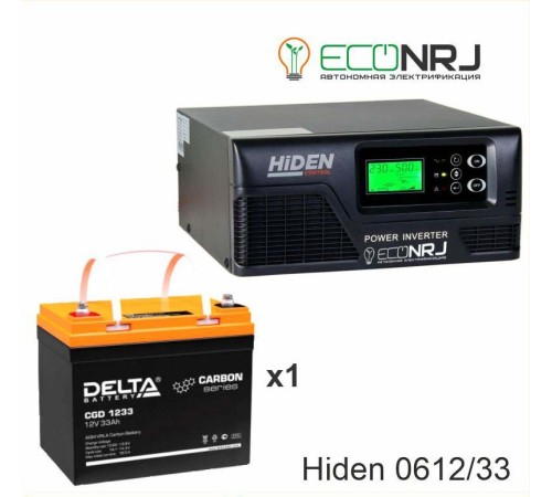 ИБП Hiden Control HPS20-0612 + Аккумуляторная батарея Delta CGD 1233