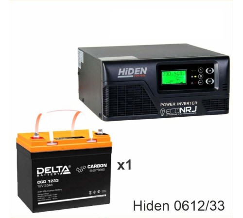 ИБП Hiden Control HPS20-0612 + Аккумуляторная батарея Delta CGD 1233