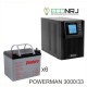 ИБП POWERMAN ONLINE 1000 Plus + Аккумуляторная батарея Ventura GPL 12-33