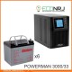 ИБП POWERMAN ONLINE 1000 Plus + Аккумуляторная батарея Ventura GPL 12-33