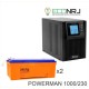 ИБП POWERMAN ONLINE 1000 Plus + Аккумуляторная батарея Delta DTM 12230 L