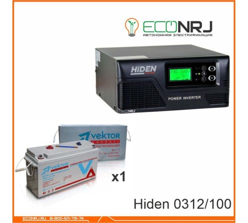 ИБП Hiden Control HPS20-0312 + Аккумуляторная батарея Vektor VPbC 12-100