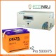 Инвертор (ИБП) Энергия PRO-5000 + Аккумуляторная батарея Delta GEL 12-75