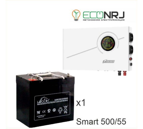 ИБП Powerman Smart 500 INV + Аккумуляторная батарея LEOCH DJM1255