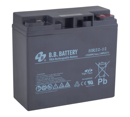 Аккумуляторная батарея B.B.Battery HR 22-12