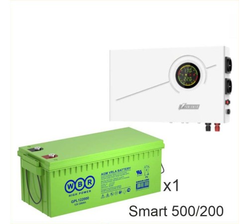 ИБП Powerman Smart 500 INV + Аккумуляторная батарея WBR GPL122000