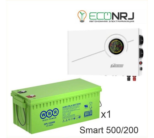 ИБП Powerman Smart 500 INV + Аккумуляторная батарея WBR GPL122000