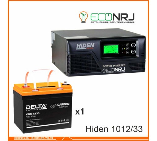 ИБП Hiden Control HPS20-1012 + Аккумуляторная батарея Delta CGD 1233