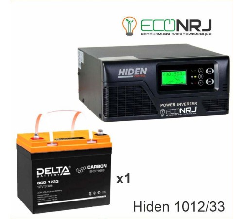 ИБП Hiden Control HPS20-1012 + Аккумуляторная батарея Delta CGD 1233