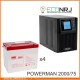 ИБП POWERMAN ONLINE 2000 Plus + Аккумуляторная батарея MNB MМ75-12