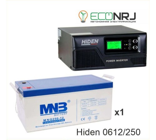 ИБП Hiden Control HPS20-0612 + Аккумуляторная батарея MNB MNG250-12