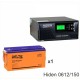 ИБП Hiden Control HPS20-0612 + Аккумуляторная батарея Delta DTM 12150 L