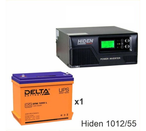 ИБП Hiden Control HPS20-1012 + Аккумуляторная батарея Delta DTM 1255 L