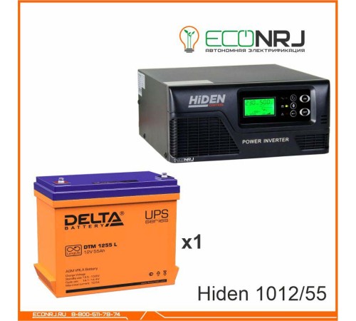 ИБП Hiden Control HPS20-1012 + Аккумуляторная батарея Delta DTM 1255 L