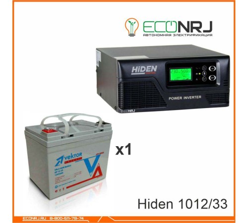 ИБП Hiden Control HPS20-1012 + Аккумуляторная батарея Vektor GL 12-33