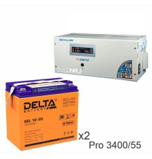 Энергия PRO-3400 + Аккумуляторная батарея Delta GEL 12-55