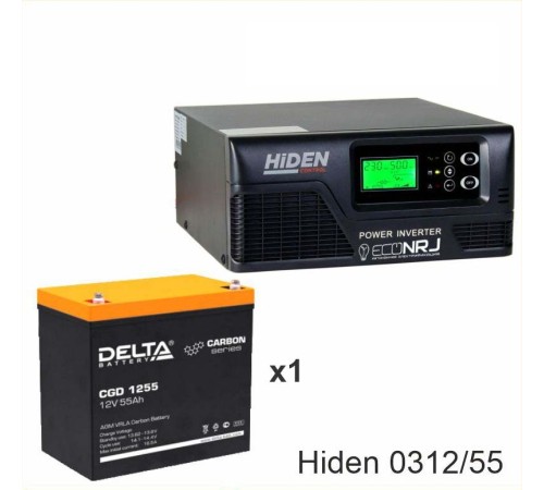 ИБП Hiden Control HPS20-0312 + Аккумуляторная батарея Delta CGD 1255