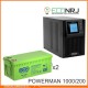 ИБП POWERMAN ONLINE 1000 Plus + Аккумуляторная батарея WBR GPL122000