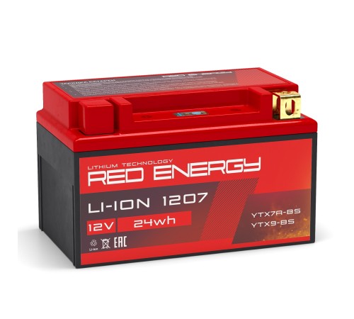 Аккумуляторная батарея Red Energy LI-ION 1207