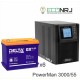 ИБП POWERMAN ONLINE 1000 Plus + Аккумуляторная батарея Delta GX 12-55