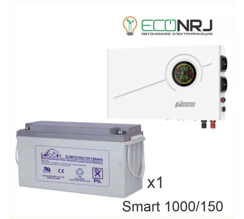 ИБП Powerman Smart 1000 INV + Аккумуляторная батарея LEOCH DJM12150