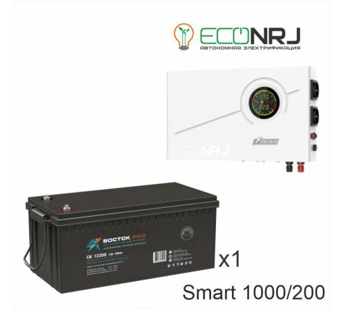 ИБП Powerman Smart 1000 INV + Аккумуляторная батарея ВОСТОК PRO СК-12200