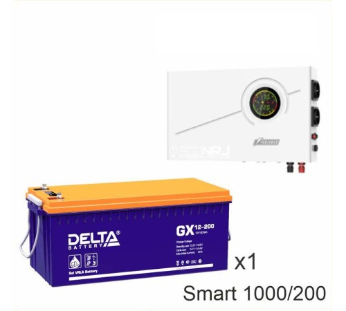 ИБП Powerman Smart 1000 INV + Аккумуляторная батарея Delta GX 12-200