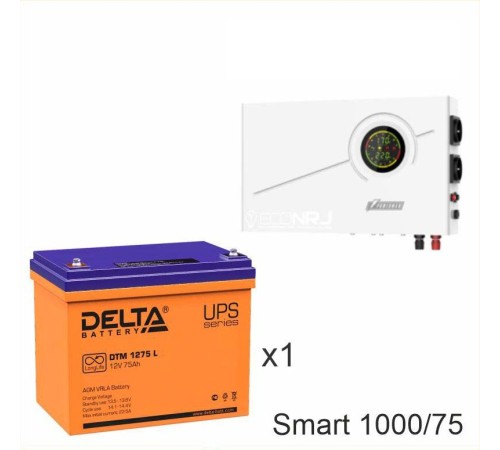 ИБП Powerman Smart 1000 INV + Аккумуляторная батарея Delta DTM 1275 L