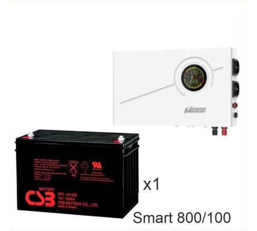 ИБП Powerman Smart 800 INV + Аккумуляторная батарея CSB GP121000