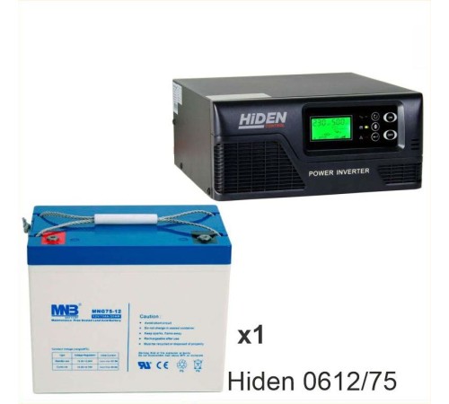 ИБП Hiden Control HPS20-0612 + Аккумуляторная батарея MNB MNG75-12