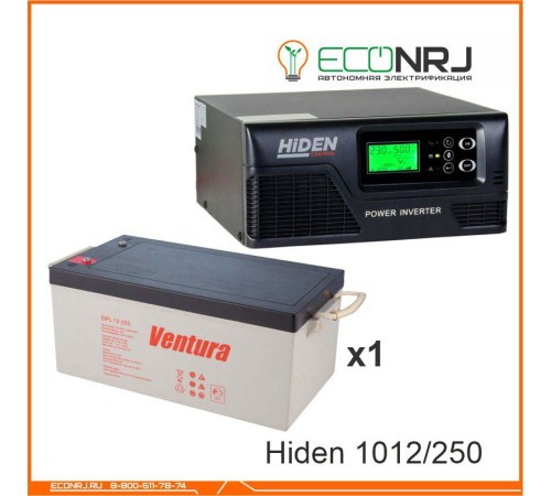 ИБП Hiden Control HPS20-1012 + Аккумуляторная батарея Ventura GPL 12-250