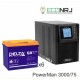 ИБП POWERMAN ONLINE 1000 Plus + Аккумуляторная батарея Delta GX 12-75