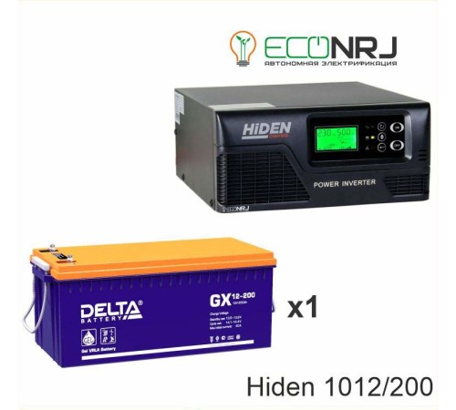 ИБП Hiden Control HPS20-1012 + Аккумуляторная батарея Delta GX 12-200