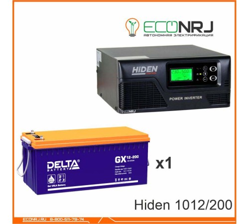 ИБП Hiden Control HPS20-1012 + Аккумуляторная батарея Delta GX 12-200