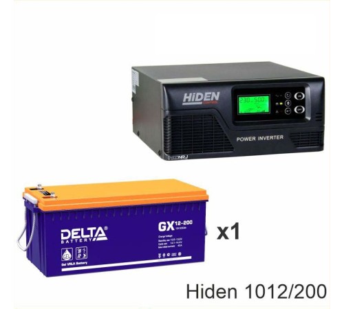 ИБП Hiden Control HPS20-1012 + Аккумуляторная батарея Delta GX 12-200