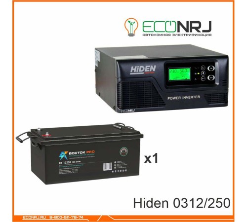 ИБП Hiden Control HPS20-0312 + Аккумуляторная батарея ВОСТОК PRO СК-12250