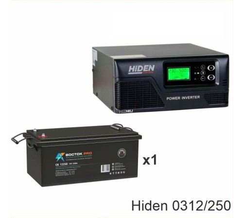 ИБП Hiden Control HPS20-0312 + Аккумуляторная батарея ВОСТОК PRO СК-12250