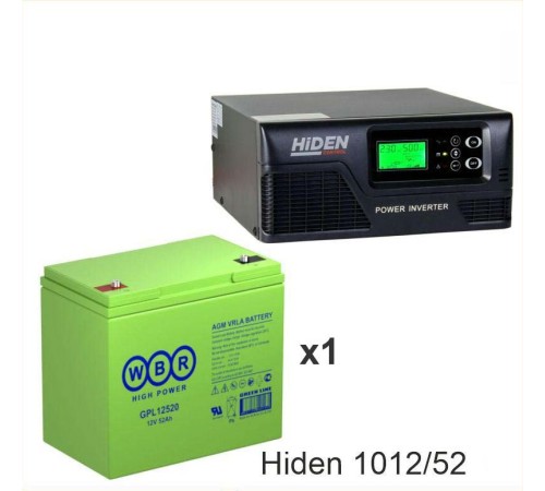 ИБП Hiden Control HPS20-1012 + Аккумуляторная батарея WBR GPL12520