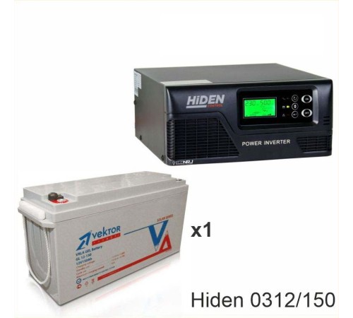 ИБП Hiden Control HPS20-0312 + Аккумуляторная батарея Vektor GL 12-150