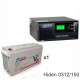 ИБП Hiden Control HPS20-0312 + Аккумуляторная батарея Vektor GL 12-150