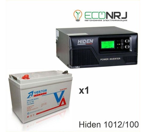 ИБП Hiden Control HPS20-1012 + Аккумуляторная батарея Vektor GL 12-100