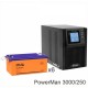 ИБП POWERMAN ONLINE 1000 Plus + Аккумуляторная батарея Delta DTM 12250 L